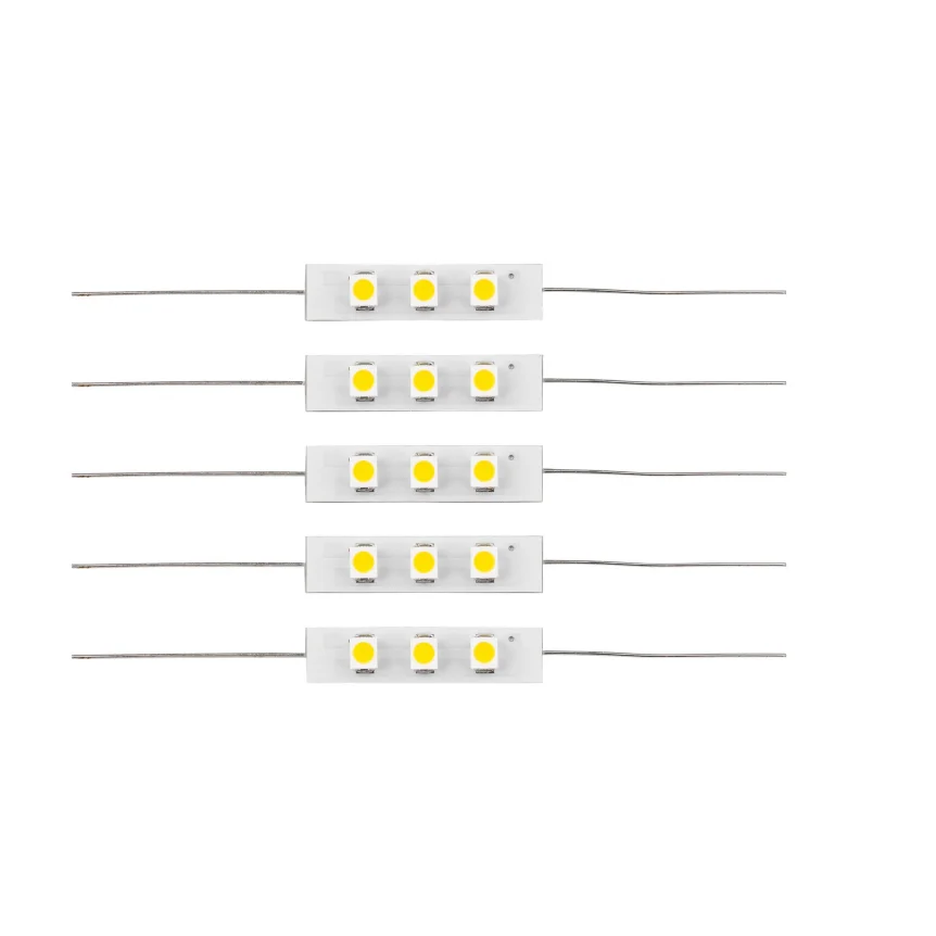 10 Nuovissime Lampade Assiali A Led Ac14V Per Registratori A Nastro Reel-To-Reel E Illuminazione Vu Meter