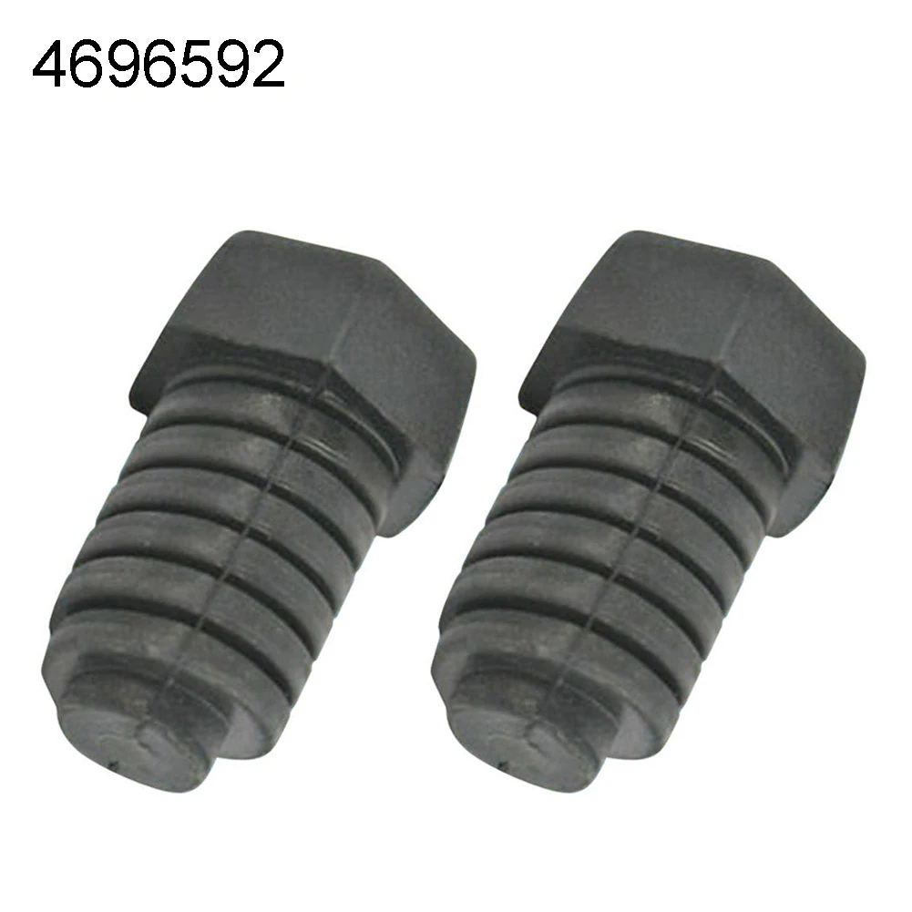 2Pcs Car Hood Stop Paraurti Regolatore 4696592 Per Jeep Per Dodge Per Chrysler Per Ram Car Buffer Block Machine Cover