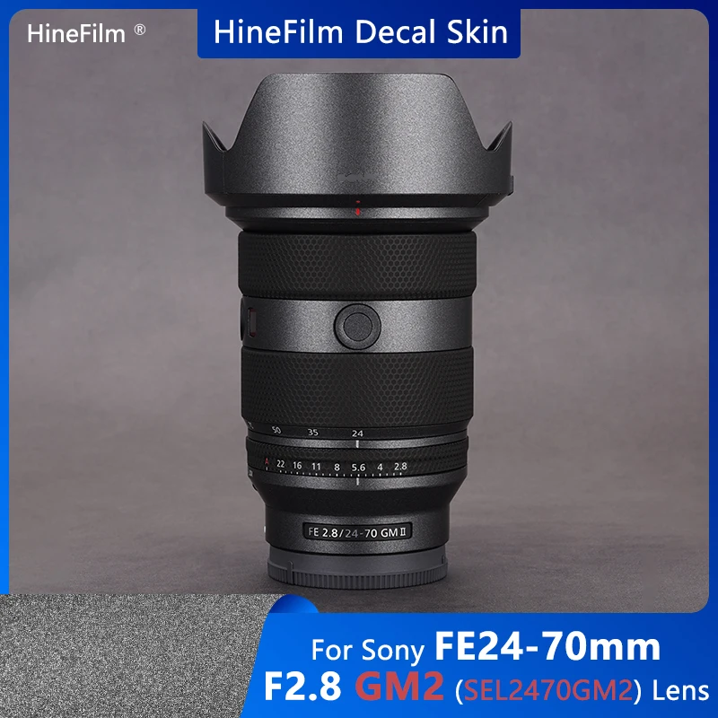 Per Sony Fe24-70 F2.8 Gm Ii Lens Decal Skin Sel2470Gm2 Copriobiettivo Avvolgente Per Sony 2470 Gm2 Lens Premium Sticker 24 70 Gm Ii Skin