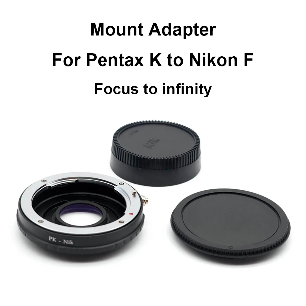 Pk - Nik F Per Obiettivo Pentax K Mount Nikon F Camera D750 D850 Mount Adapter Ring Ka Kaf Kaf2 Ai Correzione Glass Focus To Infinity