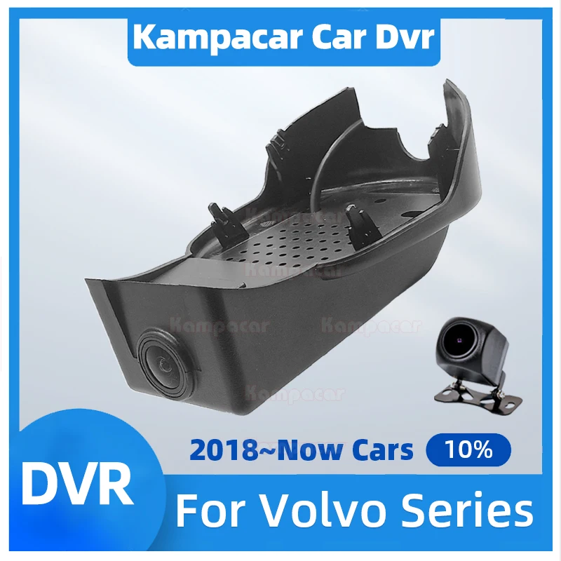 Vlv17-F 4K 2160P Car Dvr Dash Cam Camera Per Volvo S60 Per Volvo V60 T5 T3 T4 T6 T8 B3 B4 B5 V S 60 Cross Country Plugin Hybrid For Volvo V60 For Volv