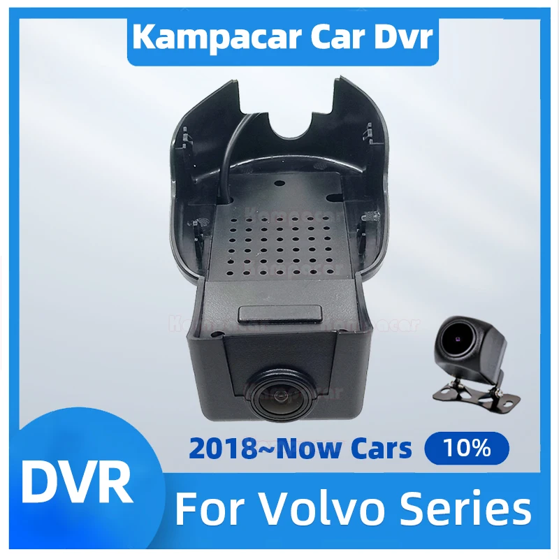 Vlv17-E 2K 1440P Car Dvr Wifi Dash Cam Videoregistratore Per Volvo V60 T5 T6 T3 T4 V S 60 Per Volvo S60 T8 Plugin Ibrido B3 B4 B5 For Volvo V60 For Vo