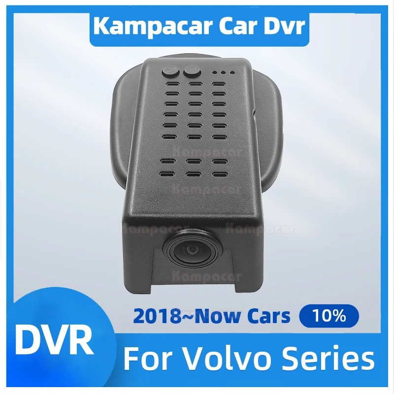 Vlv17-G Hd 1080P Wifi Car Dvr Dashcam Camera Per Volvo V60 Cross Country Per Volvo S60 Plugin Hybrid B3 B4 B5 T3 T4 T5 T6 T8 For Volvo V60 For Volvo S