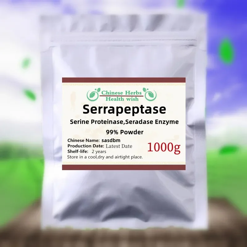 50-1000G 99% Serrapeptase,, Spedizione Gratuita