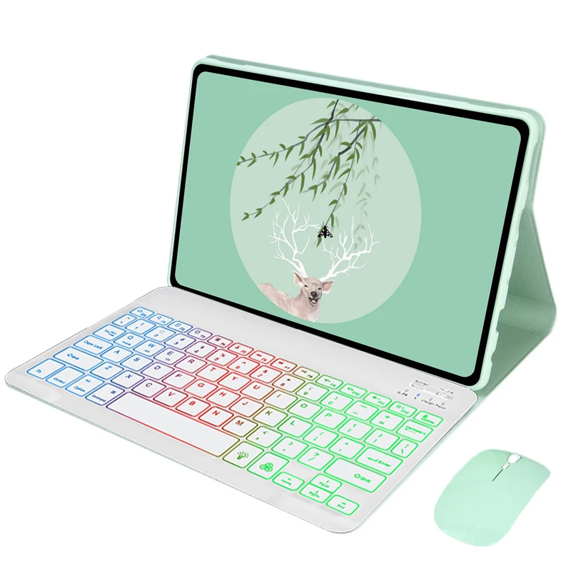 Tastiera Retroilluminata Per Funda Lenovo Tab M10 Fhd Plus Custodia 10.3 ''Xb-X606F Custodia Per Tastiera Per Tastiera Lenovo Tab M10 Plus X606X