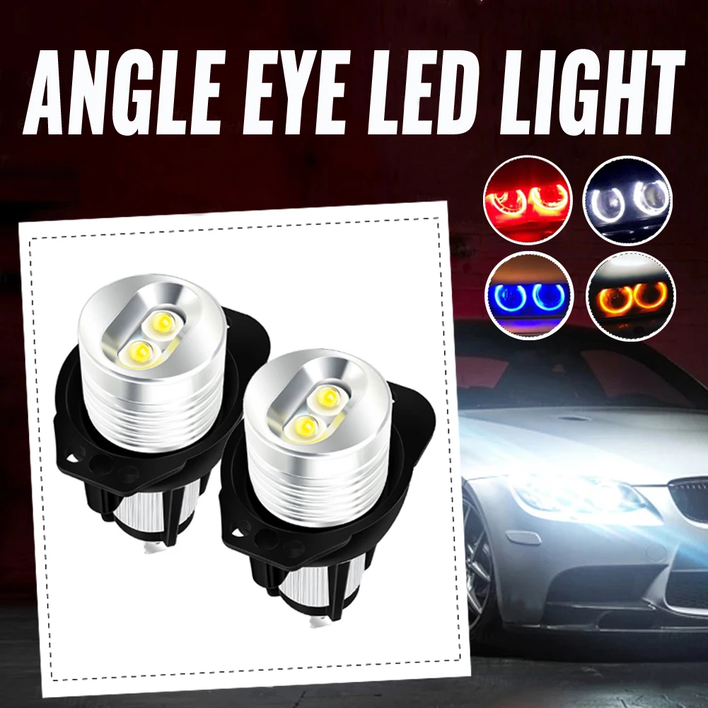 2X6000K Led 20W Angel Eyes Halo Ring Marker Lampadina Per Bmw E90 E91 Error Free