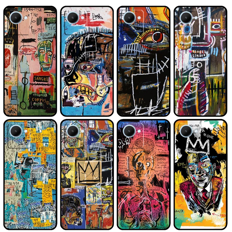 Ins Graffiti Di Strada Pittura Di Caso Per Realme C30 C35 C21 Y C25 C11 C31 C15 8I 9I 10 8 9 Pro Plus Gt Master Neo 3T 2 3