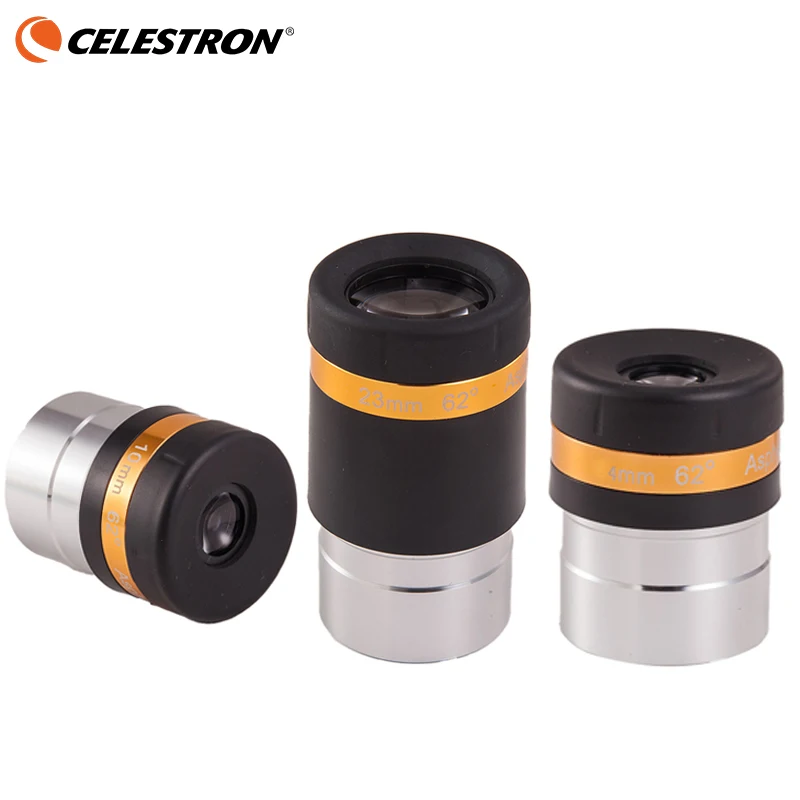 Telescopio Oculare Asferico Celestron Hd Grandangolo 62 Gradi Lente 4/10/23Mm