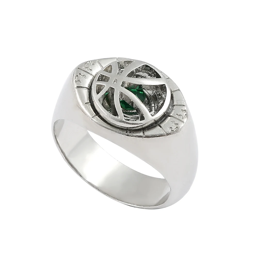 Marvel Rings Vintage Doctor Strange Eye Of Agamotto Ansia Anello Fidget Anel Per Uomo Gioielli Cosplay