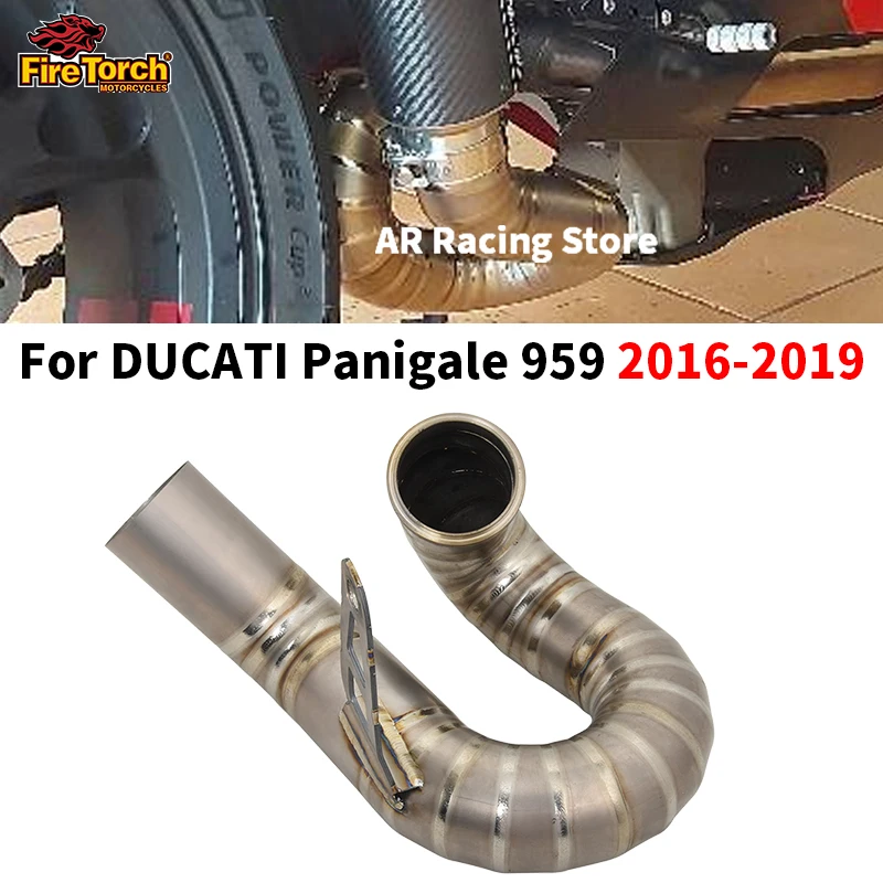Per Ducati Panigale 959 2016 2017 2018 2019 959 Panigale Silenziatore Di Scarico Moto Tubo In Lega Di Titanio
