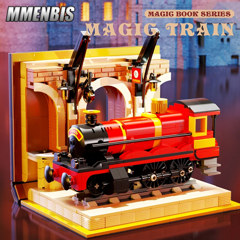 Harry Potter Magic Train Station Building Blocks Set Moc Bricks Toys For Kids Ragazzi Ragazze Regali Di Natale Compleanno Modello Fai Da Te