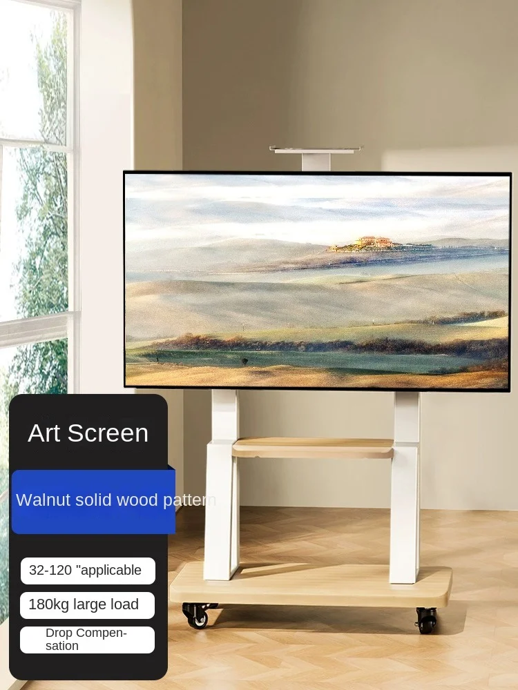 Staffa Tv Portatile Macchina All-In-One Da Pavimento Adatta Per Hisense Xiaomi Tcl65/75 Pollici