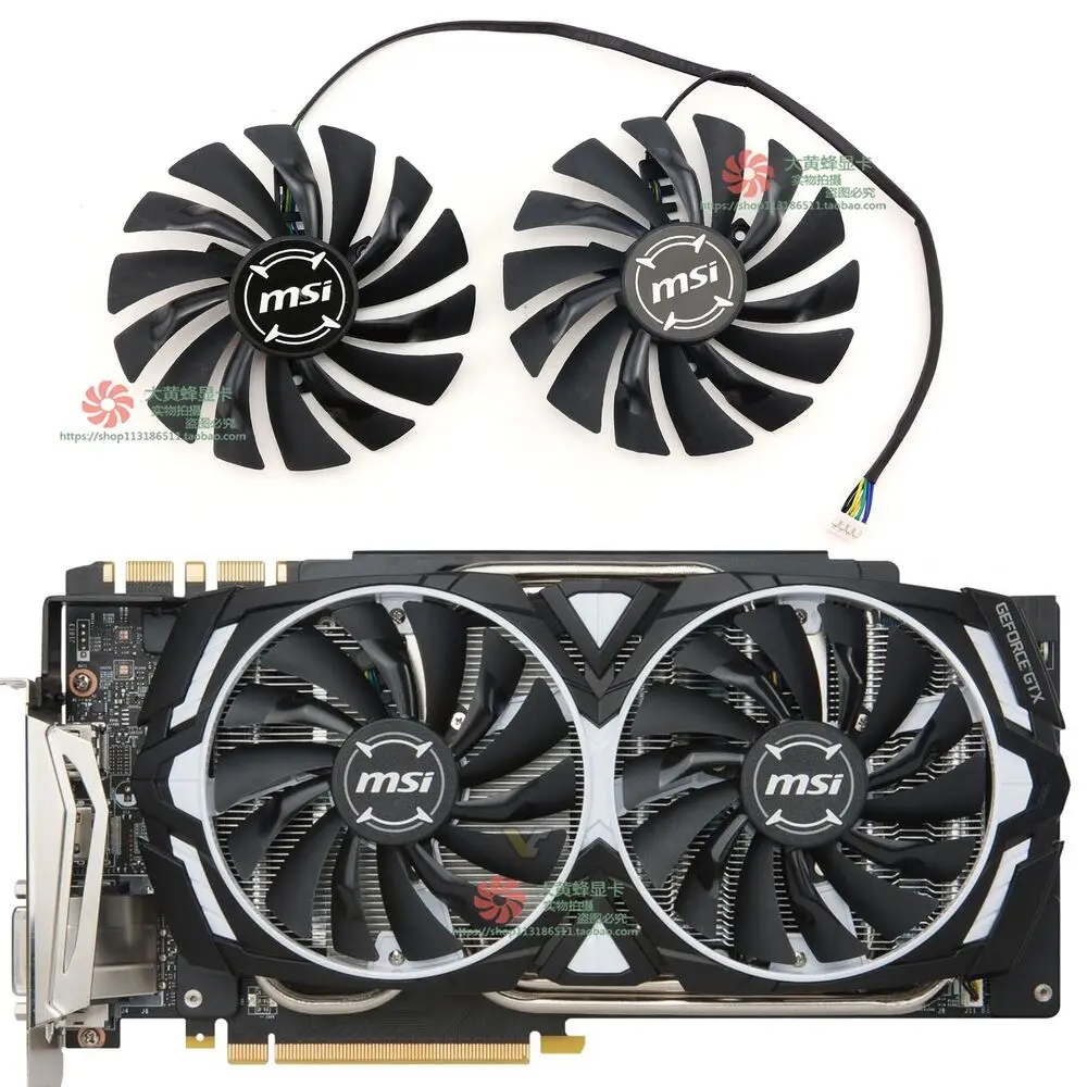 Ventola Della Scheda Grafica Msi Gtx 1080Ti/1080/1070Ti/1070/1060 Rx580/570 Armor