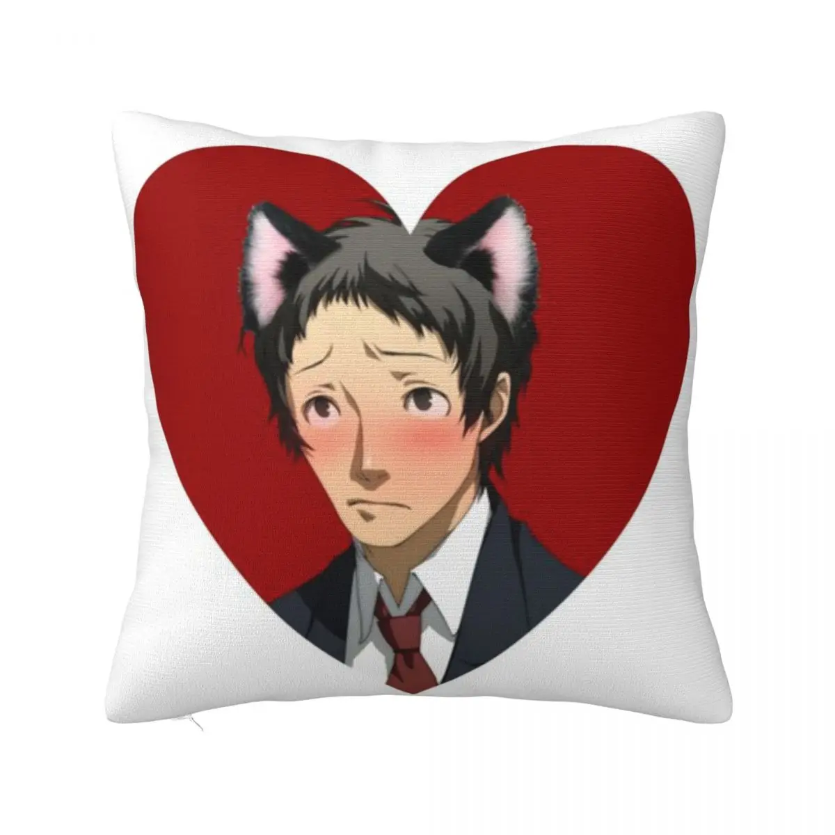 Tohru Adachi Portrait (Catboy Heart) Una Federa