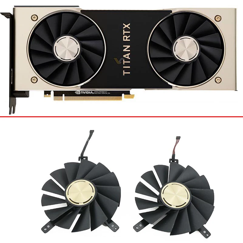 Ventola Di Raffreddamento Ventola Silenziosa 85Mm 4Pin Dapa0815B2Up005 Nvidia Nvidia Rtx2080 Ti Gpu Fan Per Nvidia Geforce Rtx Titan 2080 Ti