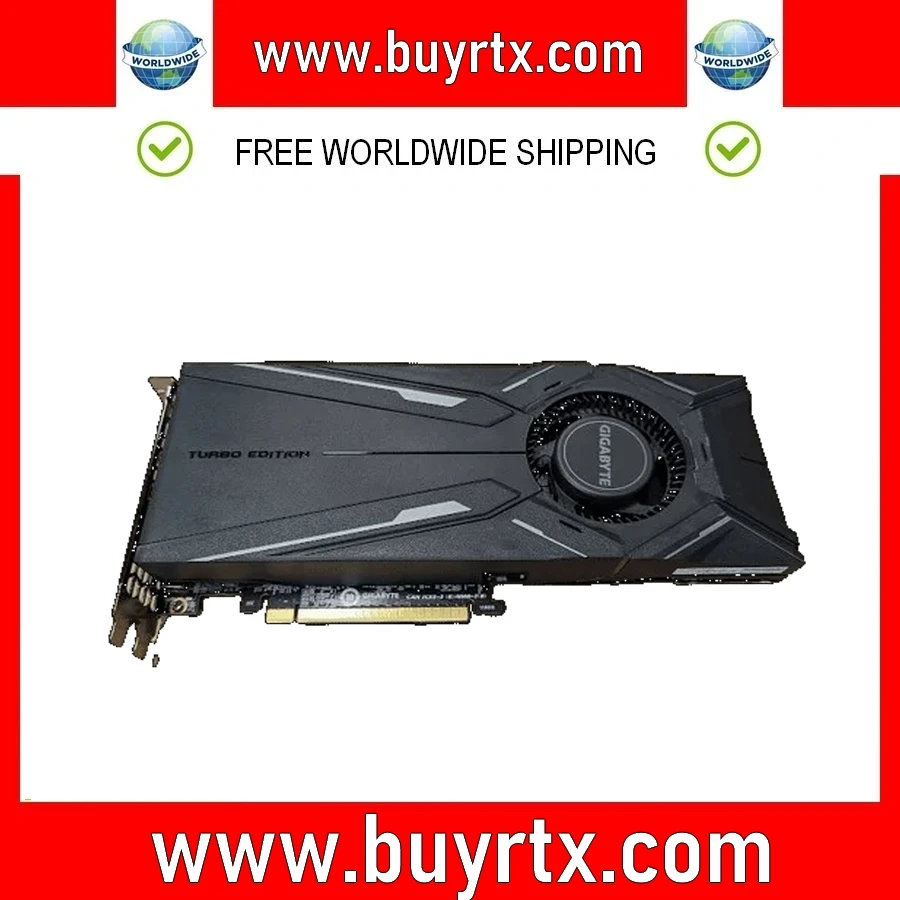 2024 Gigabyte Rtx 2080 Ti 11Gb Turbo Edition Gddr6 352-Bit Gv-N208Tturbo-11Gc