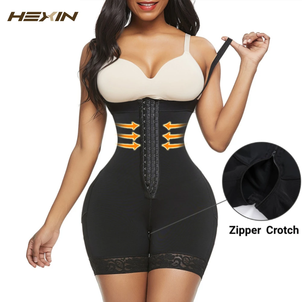 Fajas Colombianas Bbl Stage 2 Post Chirurgia Cerniera Shapewear Vita Trainer Body Shaper Butt Lift Pancia Piatta Guaina Mutandine