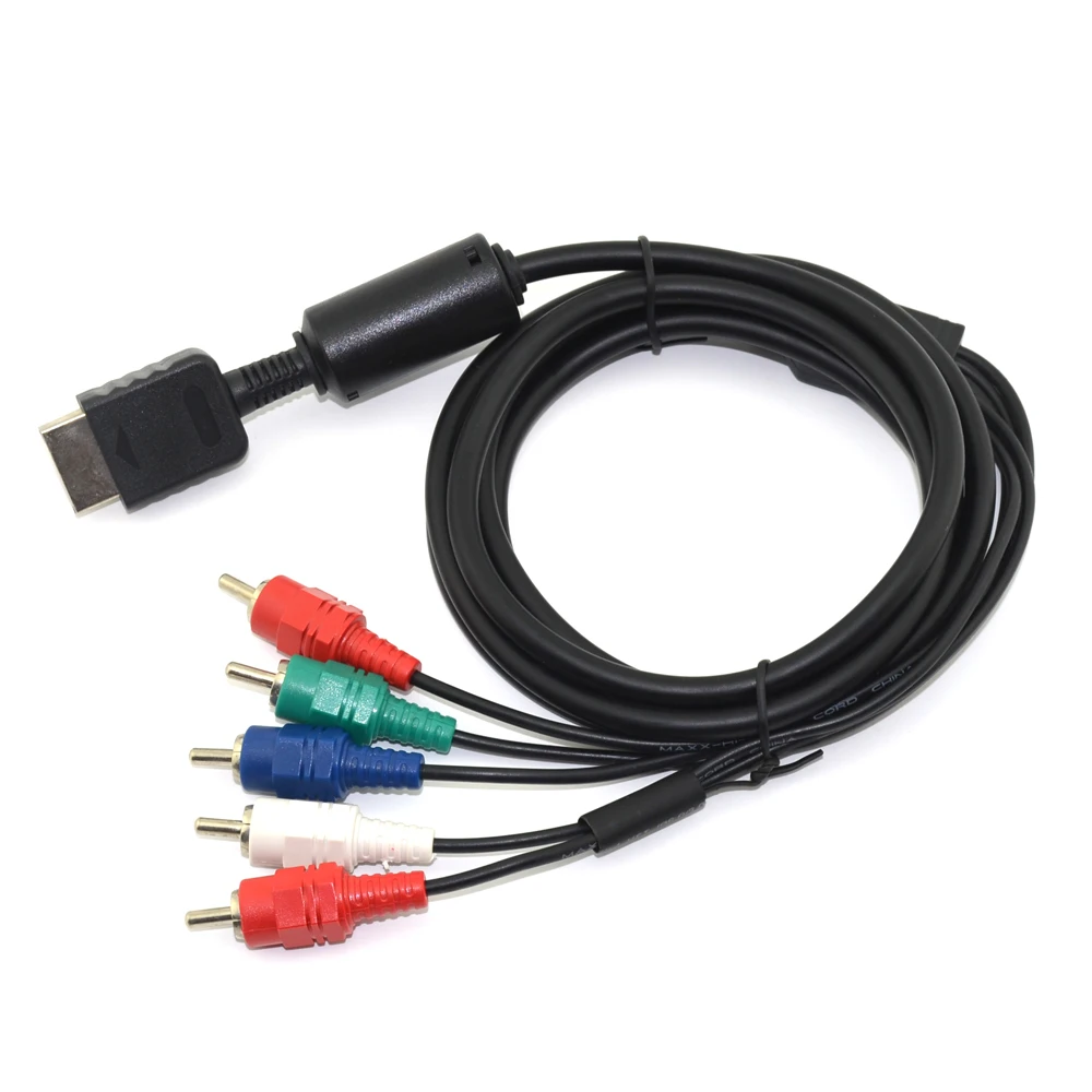 Per Play Stion 2 Per Ps2 Ps3 Slim Controller 5Rca Y/Pr/Pb Componente Av Audio Video Cavo Tv Hd