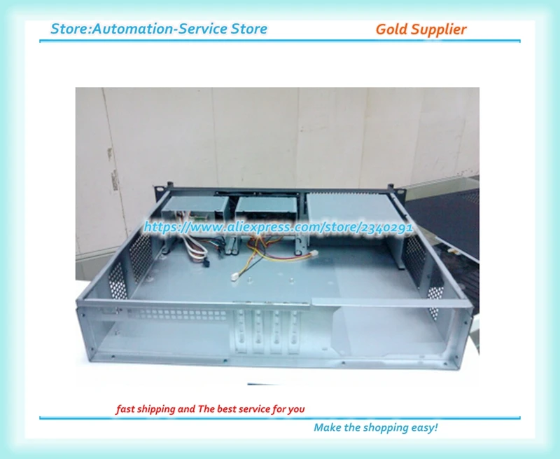 380Mm 2U Controllo Industriale Chassis Server Chassis Equipment Chassis Pc Power M-Atx Hard Disk