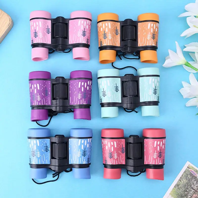 Binocolo 4X30 Telescopio Leggero Colorato In Plastica Per Bambini Compatto