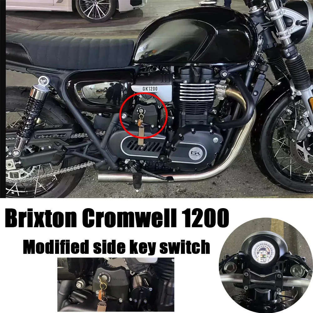New Fit Brixton Cromwell 1200 Cromwell1200 1200 Cromwell 1200 Accessori Moto Interruttore A Chiave Laterale Modificato Per Cromwell 1200