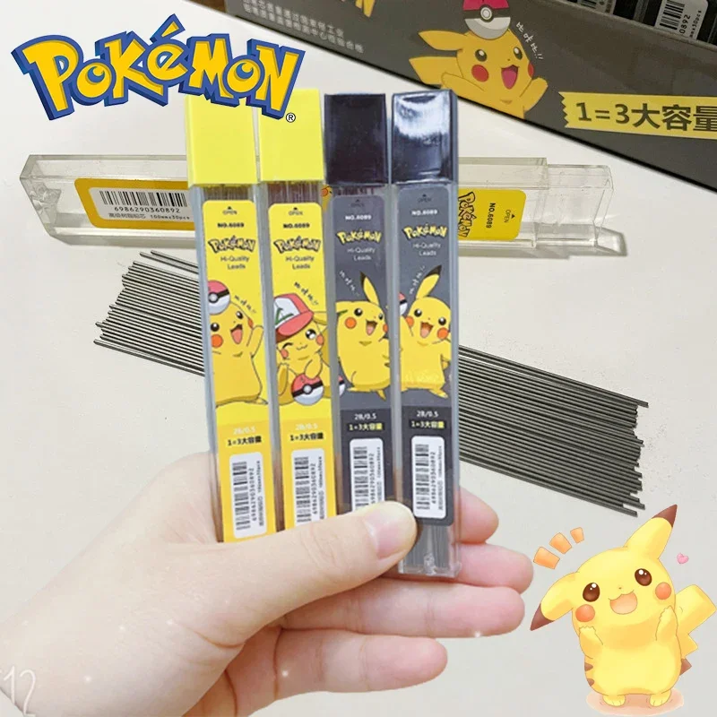 30 Pz/Scatola Pokemon Pikachu 0.5/0.7Mm Matita Meccanica Conduce Anime 2B Matita Automatica Nucleo Disegno Scuola Forniture Di Cancelleria