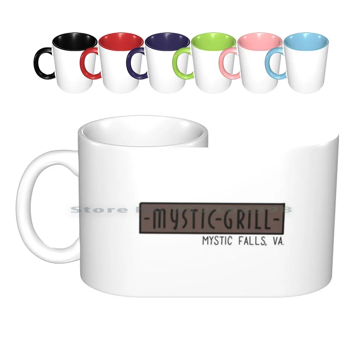 Mystic Grill Tazze In Ceramica Tazze Da Caffè Tazza Da Tè Al Latte The Vampire Diaries Vampire Diaries Tvd Vampire Diaries Bonnie Elena
