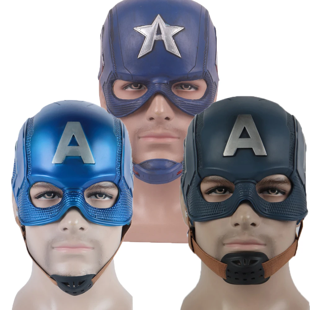Civil War 3 Captain America Masks Helmet Soft Pvc Latex Mask Cosplay Stephen Rogers Superhero Mask Halloween Party Prop
