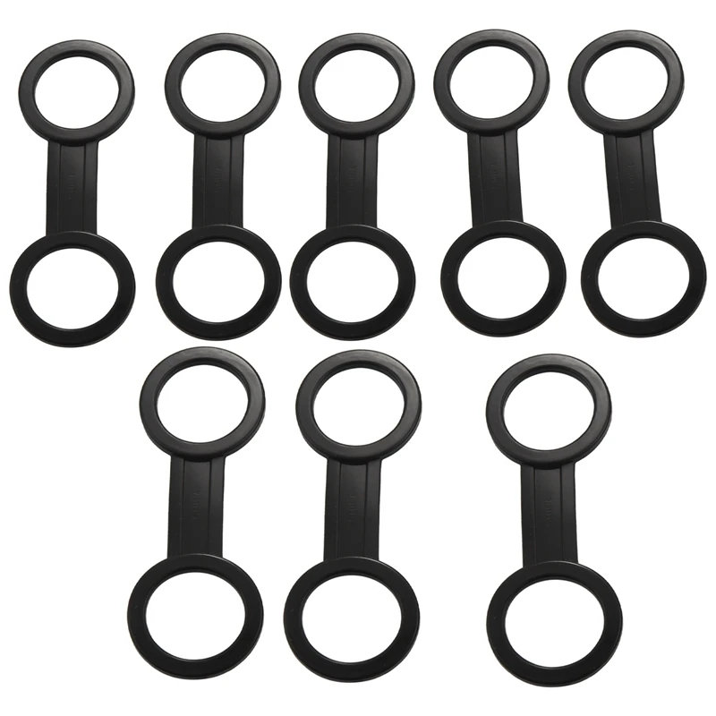 8 Pezzi Scuba Diving Dive Snorkeling Silicone Snorkel Mask Strap Keeper Holder Clip Fermo Attacco Gear Pezzo Di Ricambio Accesso