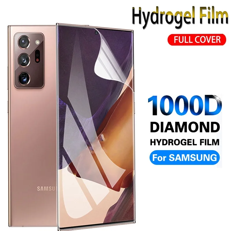 1000D Pieno Della Copertura Della Protezione Dello Schermo Per Samsung Galaxy Note 20 Ultra 5G Idrogel Pellicola Galaxy Note 20 Ultra 5G Non Di Vetro