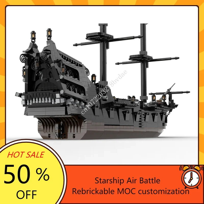 2478Moc Building Blocks Sailing Ship Model Series Pirate Ship Technology Mattoni Fai Da Te Creative Assembly Toys Regali Di Festa Per Bambini