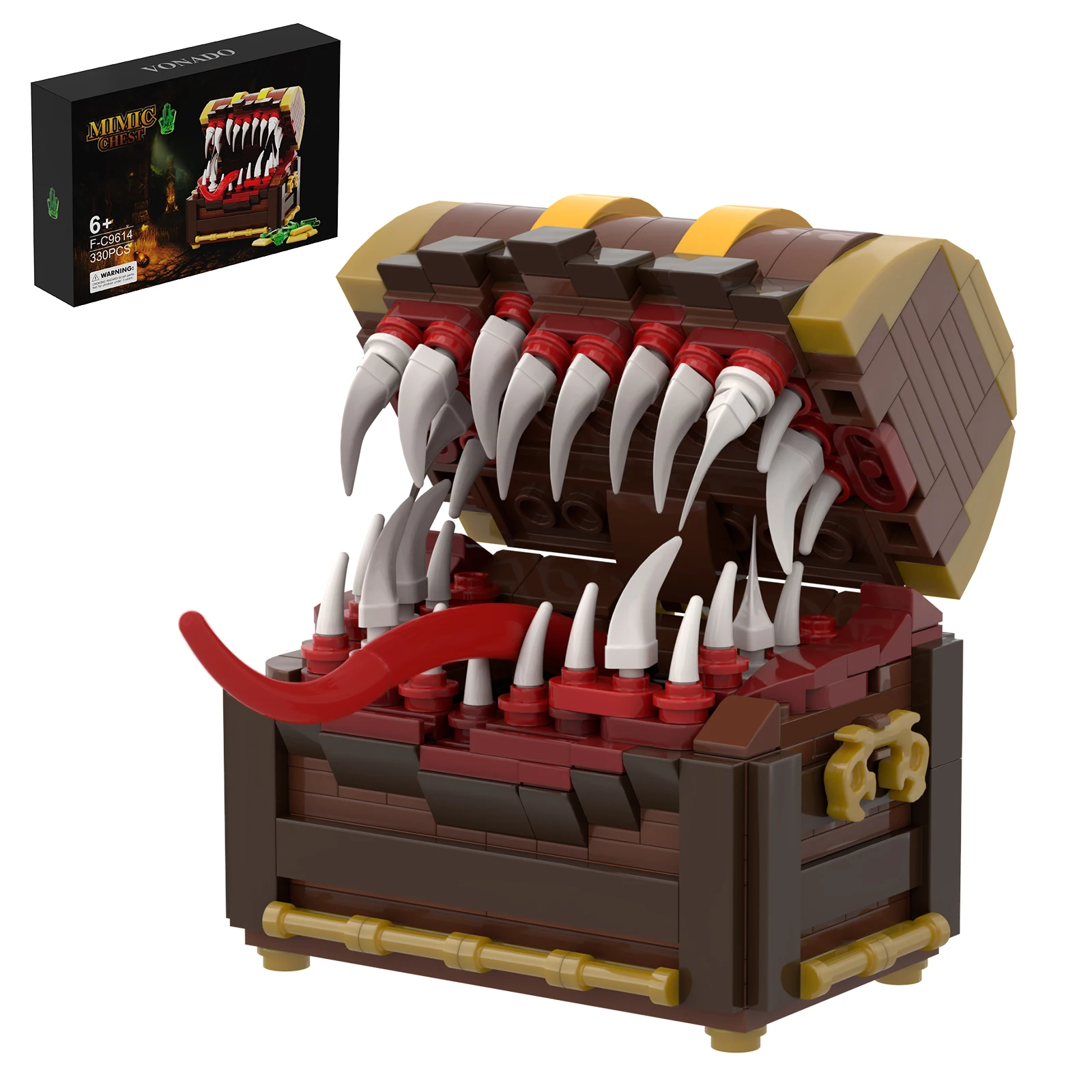 Buildmoc Pirate Mimic Chest Final Treasure Yaranzo Building Blocks Set Dungeons And Box Dragons Monster Bricks Toy Regalo Per Bambini