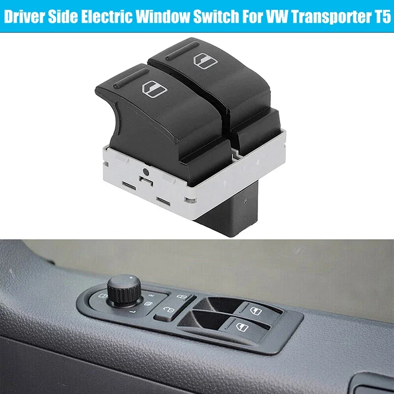 4Pin Car Electric Door Window Switch Parti Laterali Del Conducente Per Vw Multivan T5 Transporter T5 Minibus Piattaforma/Chassis Van 2003-2015