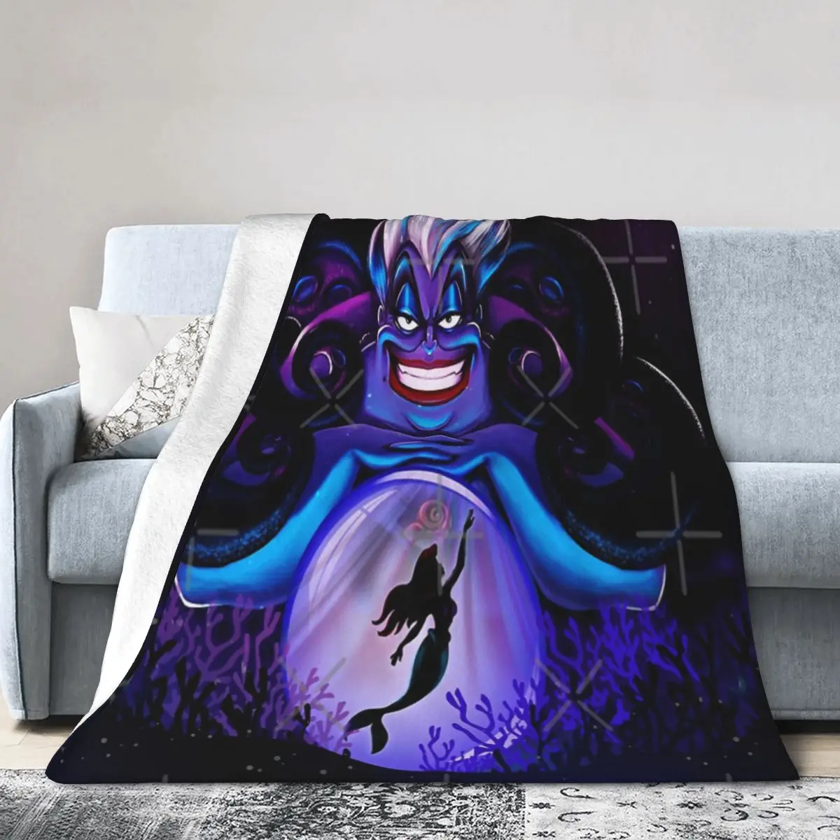 Ursula The Witch Of The Seas Una Coperta In Micro Pile Ultra-Morbida