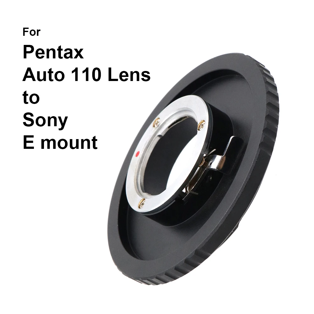 Per Pentax Auto 110-Anello Adattatore Per Montaggio Sony E / Fe Ptx110-Nex Per Obiettivo Pentax Auto 110 E Fotocamera Sony E Mount A7,A9,A1,Zv-E
