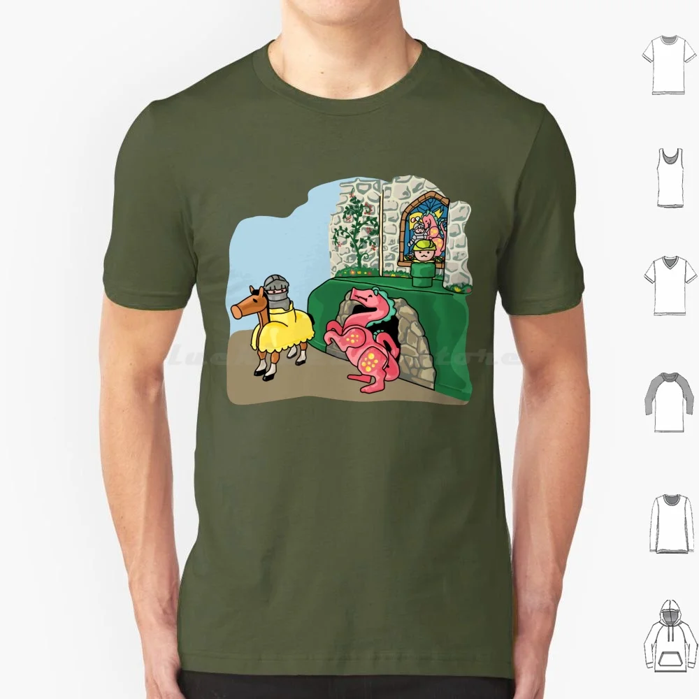Dragon , Knight E Outlaw Hero At The Castle T Shirt Big Size 100% Cotton Knight Little People Fisher Price Fplp Dragon Cute