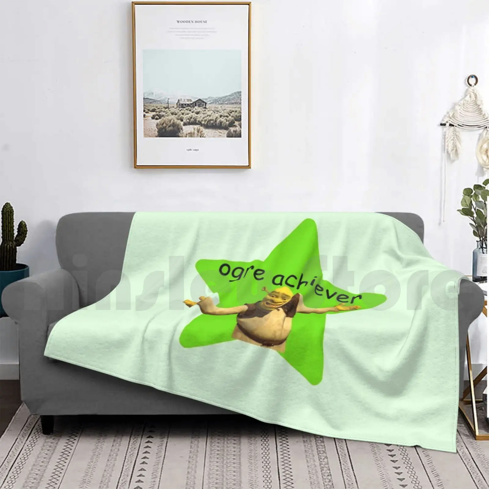 Coperta Ogre Achiever Star Hat Crafk Crafk Meme Ogre Ogre Achiever Determinazione Star Star Pun