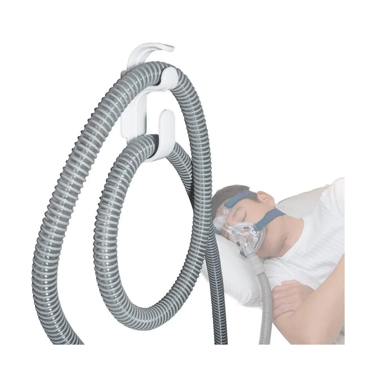 Gancio Per Tubo Cpap Con Funzione Anti-Unhook-Gancio Cpap E Supporto Per Tubi Cpap-Gancio Per Tubo Cpap