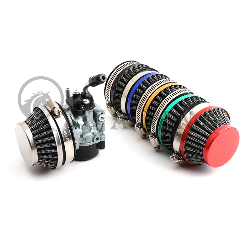 19Mm Carb Carburetor With 58Mm Air Filter Assembly For 43Cc 47Cc 49Cc 80Cc 2 Stroke Mini Moto Pocket Bike Dirt Pit Bike Atv Quad