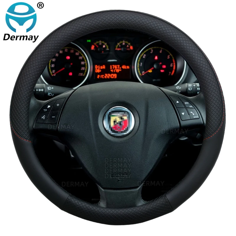 Per Fiat Grande Punto Avventura Urban Cross Abarth Punto Copri Volante Auto In Pelle 100% Accessori Auto Di Marca Dermay