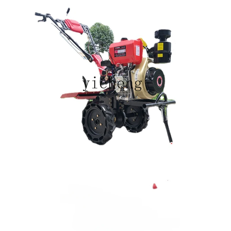 Xl Motocoltivatore Motore Diesel Da 6 A 16 Cavalli Agricoltura Rotante Multifunzionale