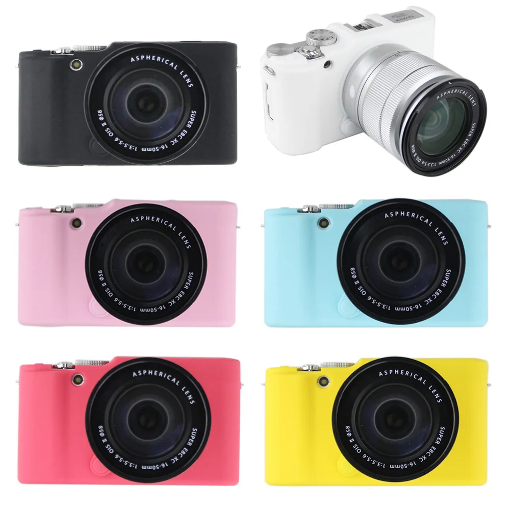 Custodia Morbida In Silicone Per Fotocamera Per Fujifilm Fuji X-A1 X-A2 X-M1 X-A3