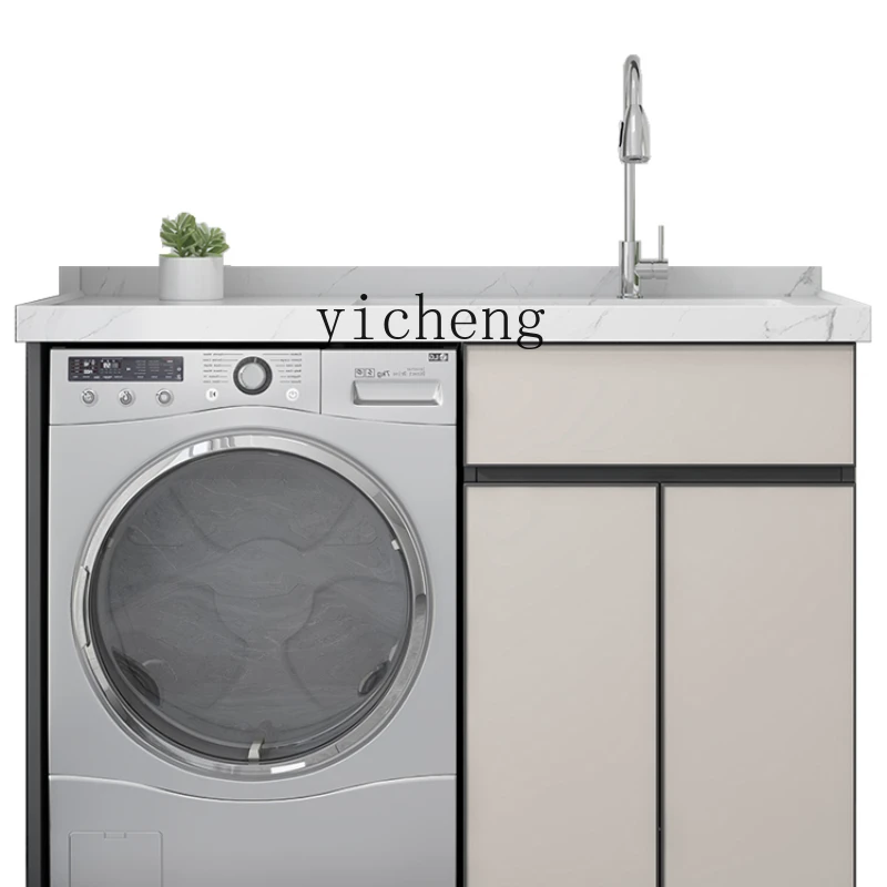 Xl Roller Wash Guardaroba Mate Alumimum Balcone Lavatrice All-In-One Cabinet Assemlage Zone Washboard