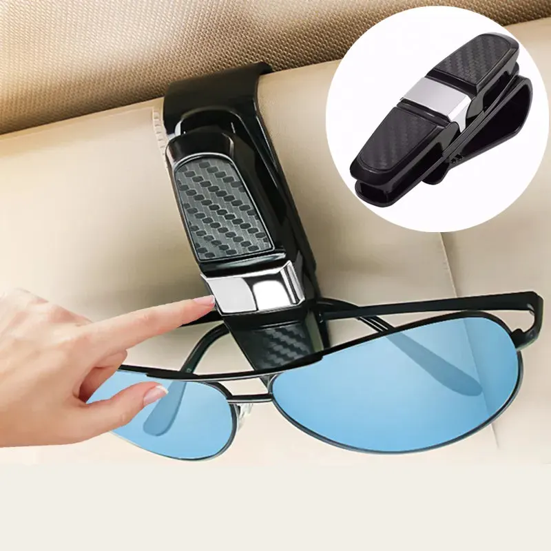 Car Sunglasses Clip Card Holder For Audi Q7 Bmw X5 E70 Cadillac Chevrolet Cruze Citroen Fiat Ford Focus Geely Vw Golf Accessory