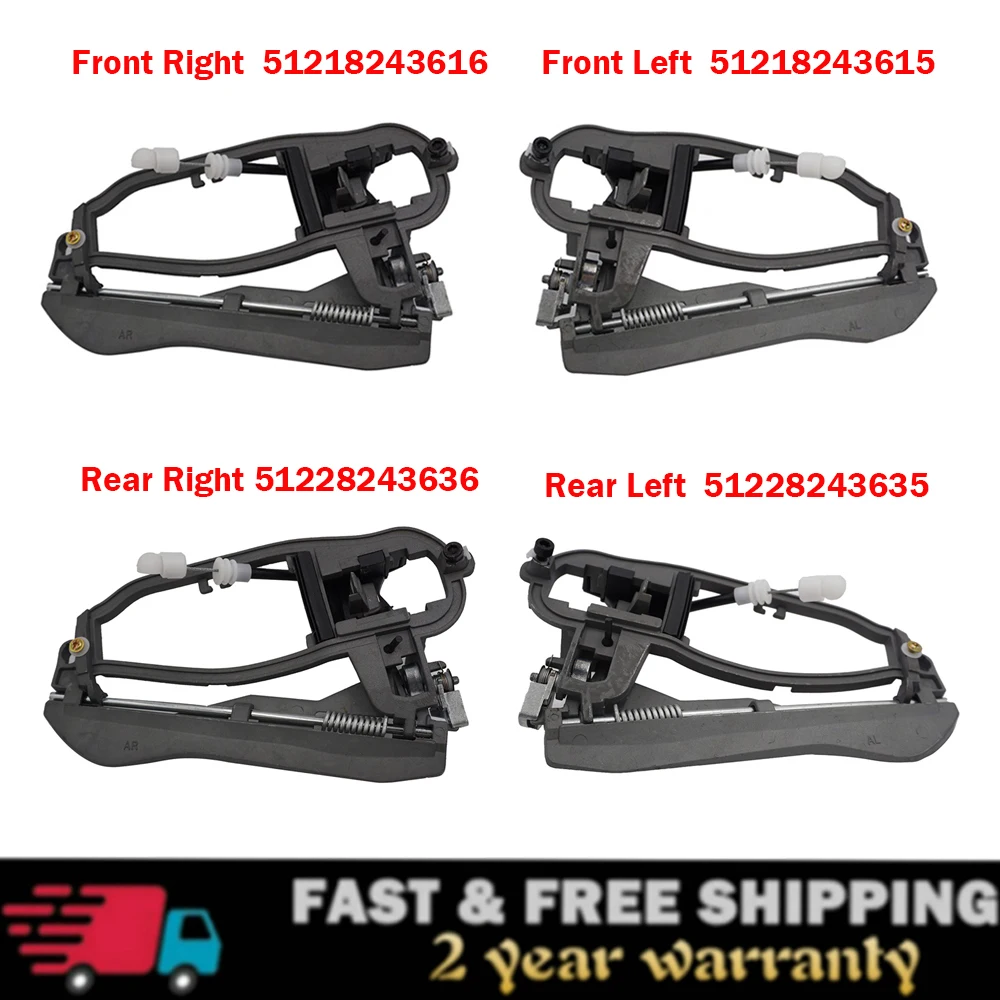 Maniglia Porta Interna Esterna Anteriore Posteriore Sinistra Destra Per Bmw X5 E53 51218243615 51218243616 51228243635 51228243636