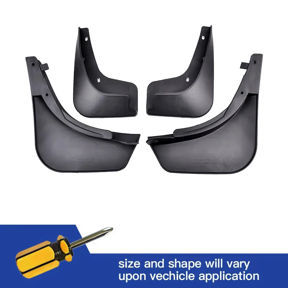 4 Pezzi Paraspruzzi Anteriori E Posteriori Paraspruzzi Paraspruzzi Neri Per Smart Fortwo 453 W453 A453 C453 2016 2017 2018 2019 2020 2021