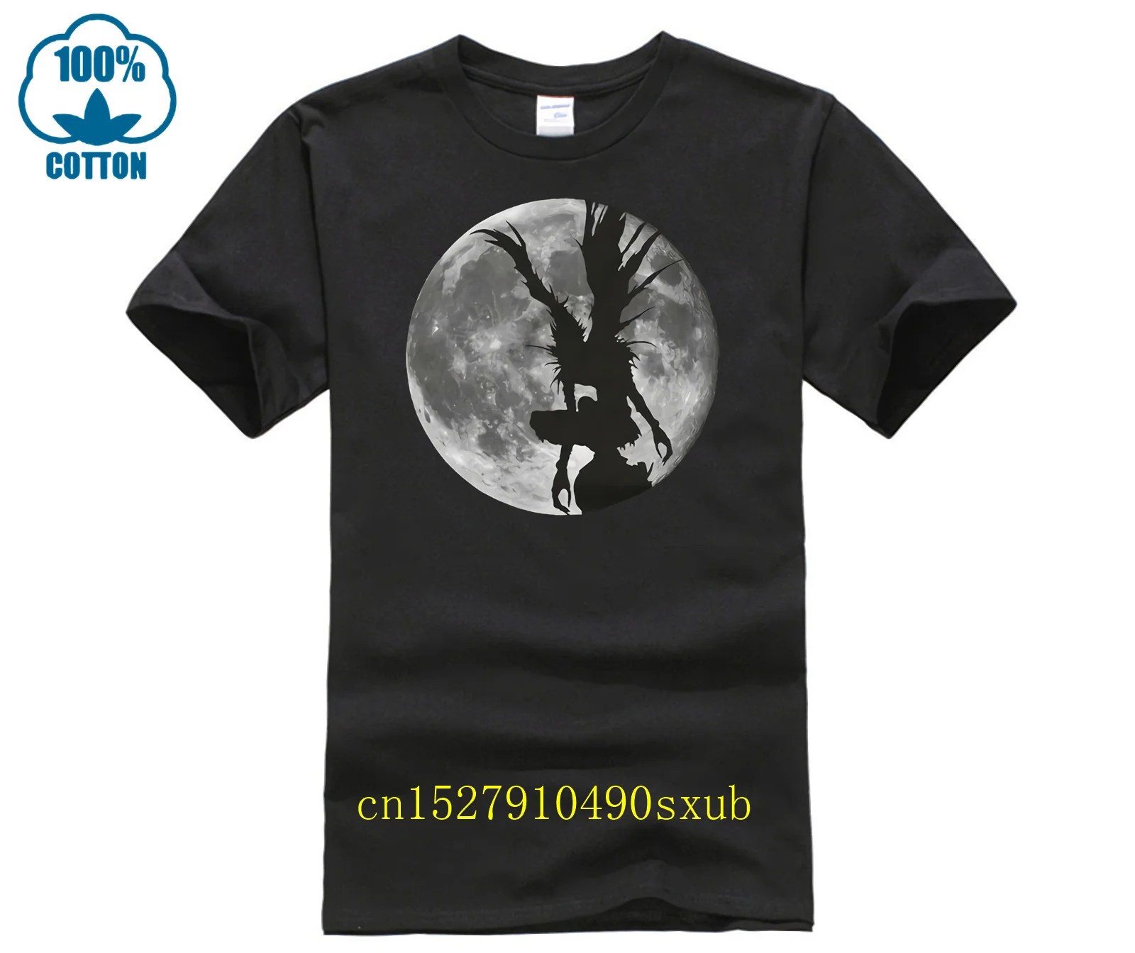 Ryuk T-Shirt Damen Cosplay Death Moon Manga Comic Gamer Note Black Edition Figur