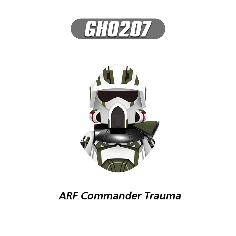 G0127 Forest 501St Arf Trooper Boomer Building Blocks Arf Commander Trauma Brick Jungle Camo Figure Mini Figurine Droid Kid Toy