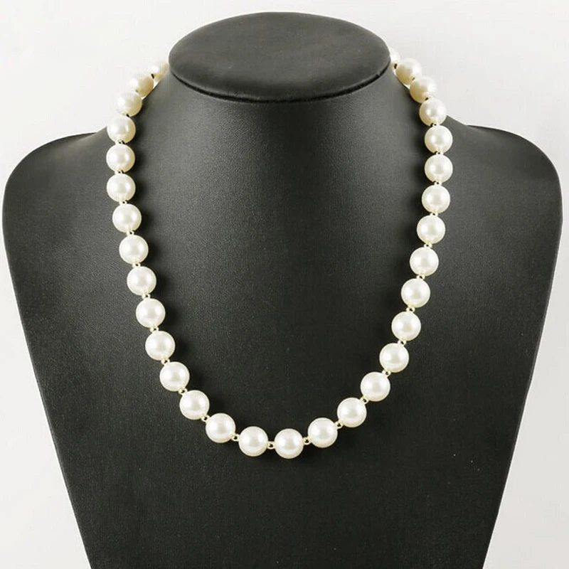 Fnaf 2 Rupee Item Concise Short Big Beads Clavicola Girocollo Maglione Collana Di Perle Per Le Donne Collana Vivienne Westwood