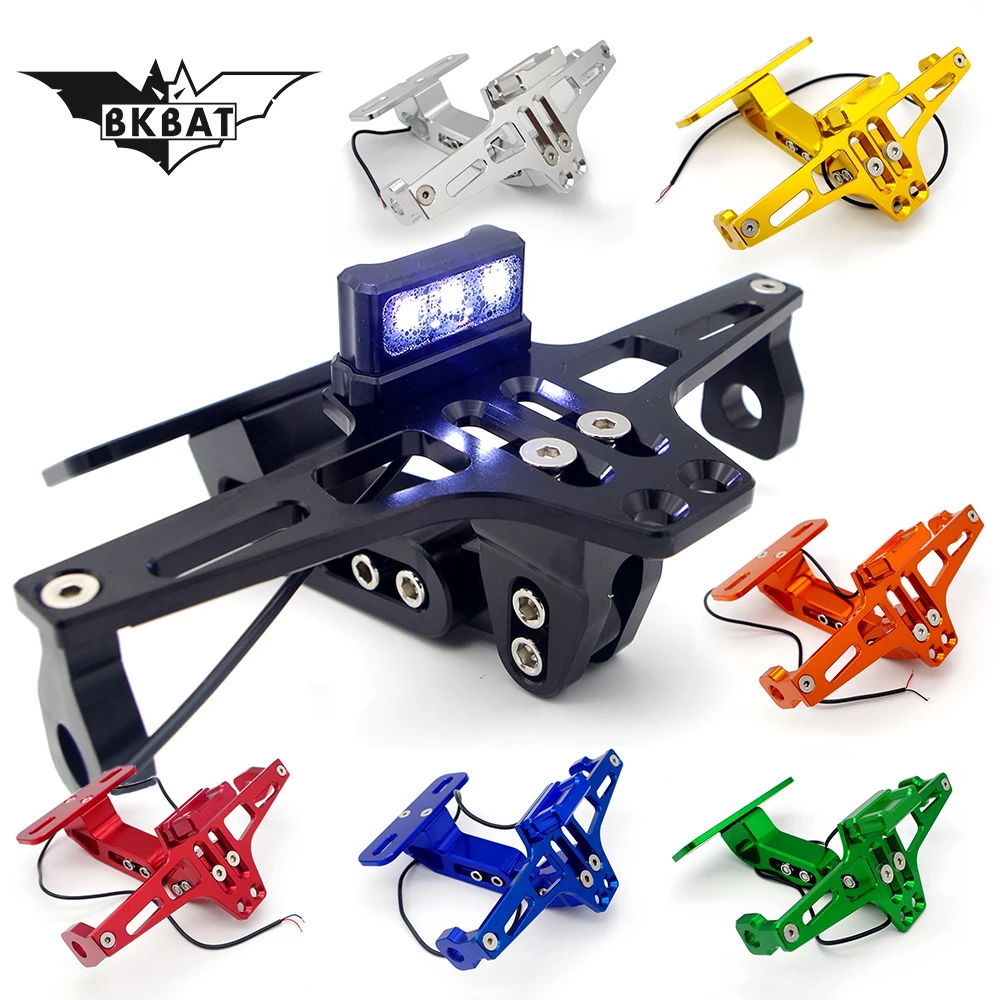 Motorcycle Cnc Aluminum License Plate Frame + Turn Signal For Bmw K1200Lt K1200S K1600 R1100S K100 C650Gt C600 Sport